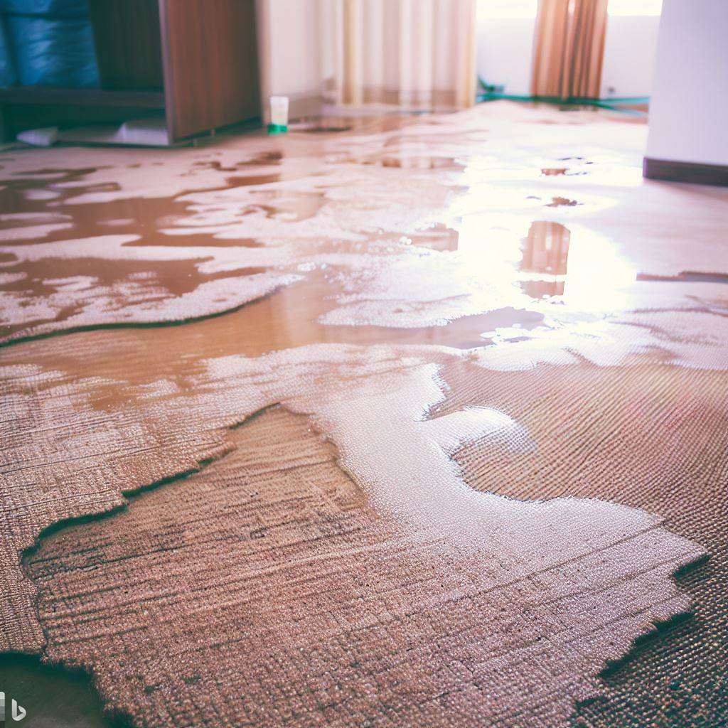 carpet water damage